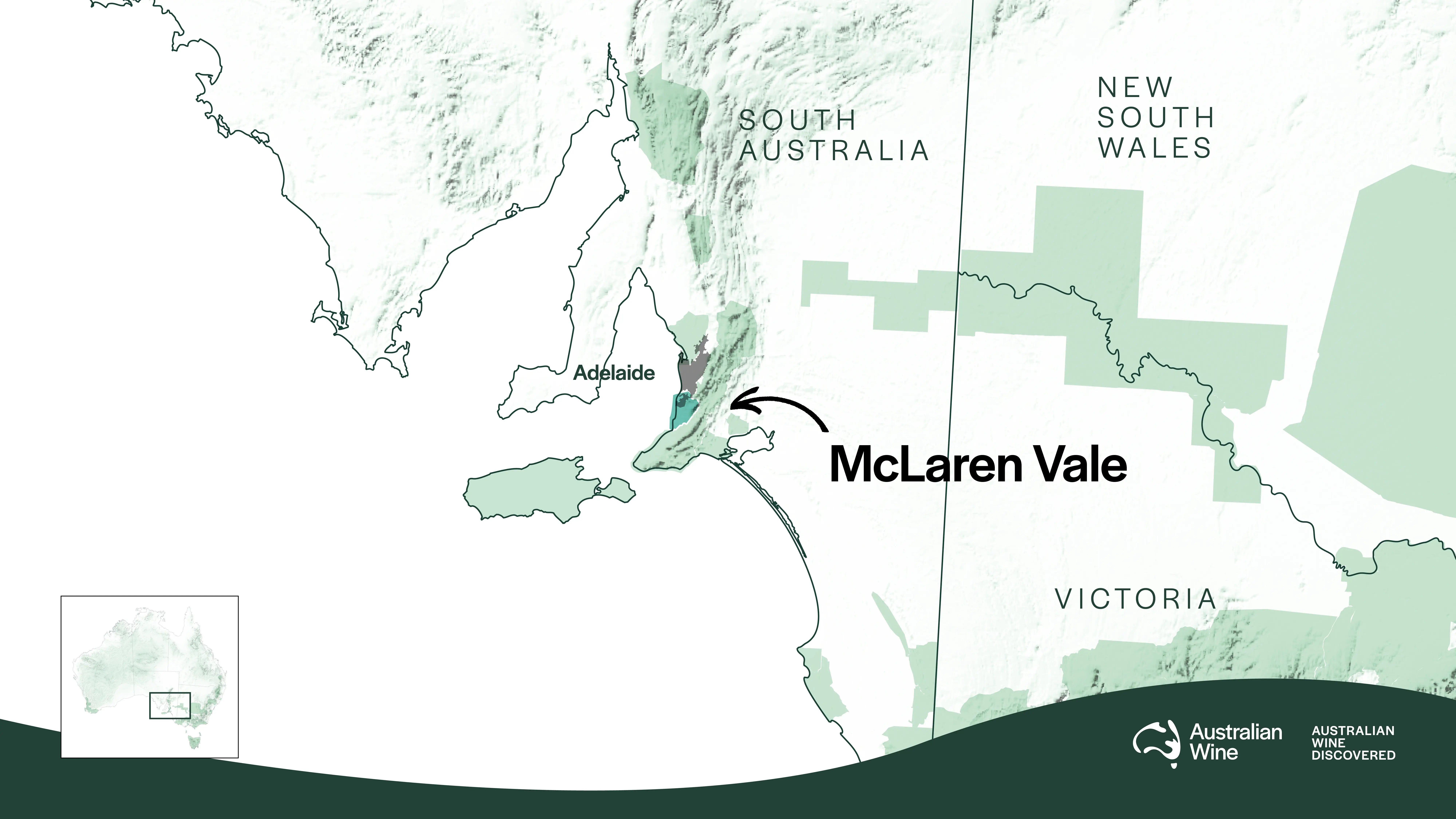 Geographical Indication Map of McLaren Vale
